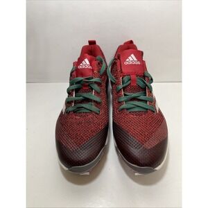 Adidas Womens Power Alley 5 Low Metal Cleats Red Size 7. MD#B39219